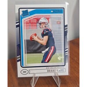 2024 Panini Donruss Rated Rookie Drake Maye #379 Rookie RC Patriots MVP ?